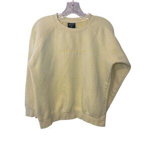 Outfitter Trading Co. Jackson Hole Large Sweatshirt Yellow Cotton Blend